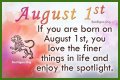 Famous birthdays for August 1